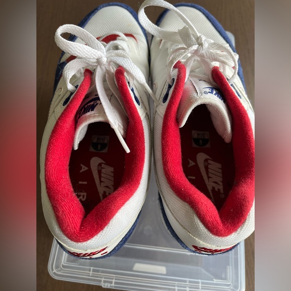 Nike Air Max 1 Red White and Blue Mens size 9 - Picture 2 of 8
